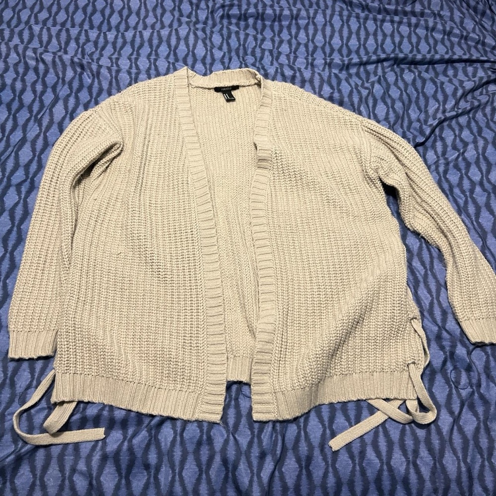 Forever 21 cardigan with tie up sides